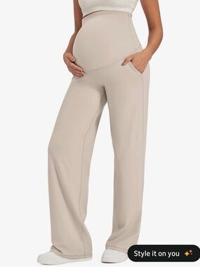 Maternity Wide-Leg Pants